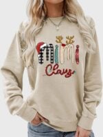 Wholesale mimi claus letter print top