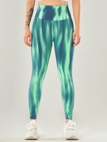 Wholesale Aurora print yoga leggings