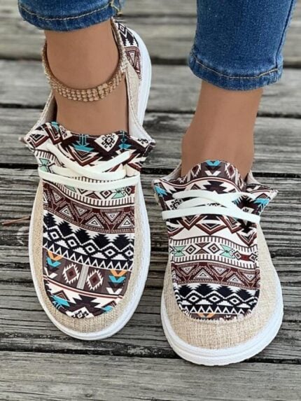 Wholesale ethnic Printed Casual Shoes