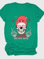 Wholesale love never dies Print T-shirt