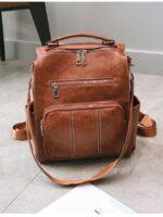 Wholesale retro PU backpack