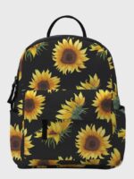 Wholesale sunflower print backpack