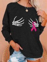 Wholesale peace and love graphic print long sleeve top