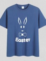 Wholesale easter rabbit Print Short Sleeve T-Shirt