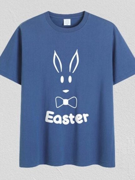 Wholesale easter rabbit Print Short Sleeve T-Shirt