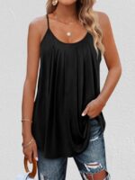 Wholesale solid color loose cami top