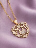 Wholesale Heart Mom pendant necklace