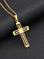 Wholesale Stainless Steel Cross Pendant Necklace