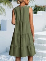 Wholesale A shape sleeveless tank dress