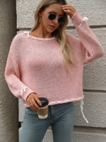 Wholesale Hand-woven Loose-fitting Sweater