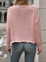 Wholesale Hand-woven Loose-fitting Sweater